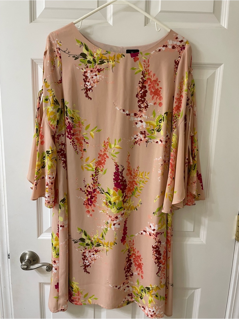 jcpenney Peach Floral Flow Dress